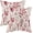 Burgundy Wild Floral, variant on Spring Pillow Covers 12x20 Inch Set of 2, Green Blue Hydrangea Flower Throw Pillows Case,Floral Summer Outdoor Seasonal Decorative Farmhouse Decor Cushion Covers for Home Sofa Bed Couch