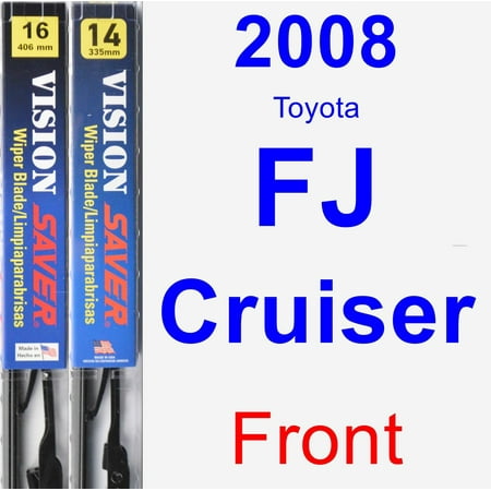 2008 Toyota FJ Cruiser Wiper Blade Set/Kit (Front) (2 Blades) - Vision