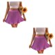 thumbnail image 4 of Minnieouse holgada de cintura alta para mujer, faldas elásticas plisadas para fiesta de estudiantes y estudiantes, ropa para vacaciones, Violeta XL 2piezas, 4 of 6