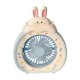 thumbnail image 2 of Cute Bunny Cake Shaped Desk Fan Rechargeable Individual Refrigerating Fan For Youth Bedroom Office Home Decor, 2 of 6