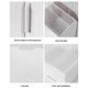 thumbnail image 5 of Caja De Almacenamiento De Servilletas Sanitarias Montada En La Pared Caja De Almacenamiento De Algodón Cosmético De Doble Capa Organizador De Bastoncillos De Algodón Para Colgar Vogacara HA027666-02, 5 of 6