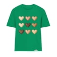 thumbnail image 4 of ClodeEU Women Cute Tops Heart Graphic Tees,Printed Crewneck Short Sleeve T Shirts Green,Womens Plus S, 4 of 4