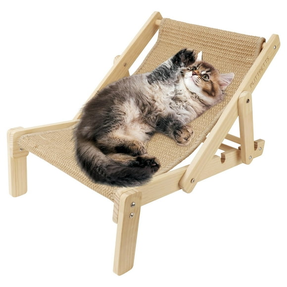 Cama Rascador para Gatos PLITTPETTS con Sisal y 4 Posiciones Ajustables