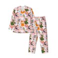 thumbnail image 1 of Balery Cartoon Halloween Pijama para Hombre de Dos Piezas con Manga Larga, Conjunto de Dormir y Descanso Suave con Bolsillos-Large, 1 of 7