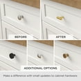 thumbnail image 7 of Liberty Hardware P30068w-C Top Ring 1-3/16" Mushroom Cabinet Knob - Nickel, 7 of 7