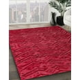 thumbnail image 3 of Ahgly Company Machine Washable Indoor Rectangle Abstract Ferrari Red Area Rugs, 3' x 5', 3 of 7
