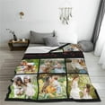 thumbnail image 3 of Custom Blanket with Text Photos Customized Blanket Personalized Throw for Adult Kid Birthday Wedding Christmas Halloween Fathers Mothers Valentines Day Gift Couch Sofa Bedroom 40"x 30", 3 of 6