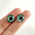 thumbnail image 4 of Teal Green Fantasy Human Glass Eyes, 4 of 8