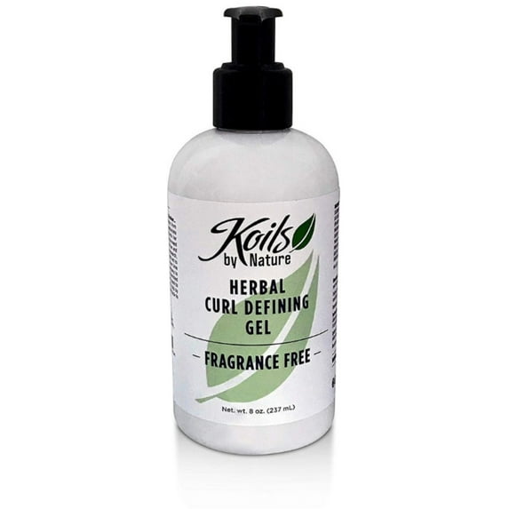 Koils By Nature Herbal Curl Defining Fragrance-Free Gel, 8 oz - (Pack of 4)