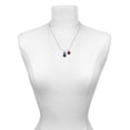 thumbnail image 3 of Delight Jewelry Resin Blue Snow Owl Red Lucky Ladybug Necklace and Dangle Earrings Set, 3 of 6