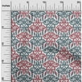 thumbnail image 1 of oneOone Viscose Jersey Fabric Swirl & Paisley Ikat Print Fabric BTY 60 Inch Wide, 1 of 1