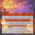 thumbnail image 3 of Garbnen Halloween Womens&nbsp;shirts Funny Pumpkin Ghost Candy Graphic Womens Tops 3/4 Length Sleeve Crew Neck Holiday Fashion Tunic Tops for Women Orange XXXL, 3 of 5