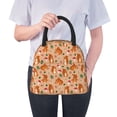 thumbnail image 6 of Fotbe Squirrel And Mushroom Pattern Lunch Bag, Insulated Lunch Box, Small Leakproof Cooler Food Lunch Containers Reusable High Capacity Lunch Tote Bags for Work, Travel, Outdoor, 6 of 6