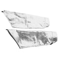 thumbnail image 2 of 2 Pieces Aluminum Foil Aprons Foot Guards for Fish Cleaning lab Work sleeves, 2 of 7