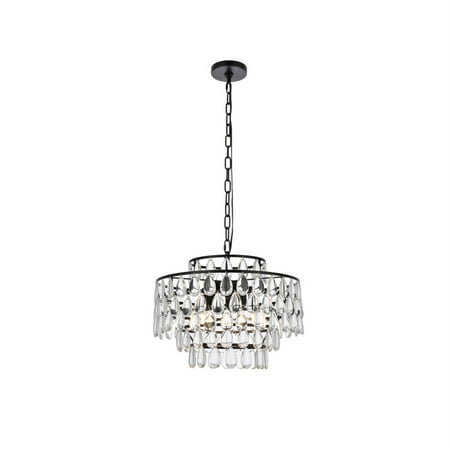 

Mila 18 inch pendant in black