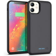 Battery Case for iPhone 11 Newest【6800mAh】 Protective Rechargeable Charging Case for iPhone11 External Battery Pack