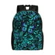 thumbnail image 1 of Balery Blue Floral with Butterflies Mochila - Mochila Estilosa y Duradera para Laptop de 15 Pulgadas con Tela Oxford Impermeable, 1 of 8