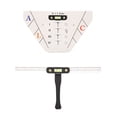thumbnail image 1 of Eyebrow Ruler, Eyebrow Caliper Measuring Tool Eyebrow Tattoo Shaper Stencil Stainless Steel Semi Permanent Eyebrow Makeup Template Ruler Tens Machine, 1 of 7