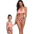 thumbnail image 1 of Summer Mother Daughter Family Matching Ruffle High Waist Bikini Swimsuit Bathing wear, 1 of 1