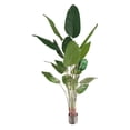 thumbnail image 7 of BEAUTYPEAK 6Ft Artificial Birds of Paradise Plant Faux Banana Leaf Tree Fake Tropical Palm Tree Indoor Outdoor Floor Plant, 7 of 7