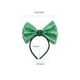 thumbnail image 5 of Accesorios de Disfraz para Mujeres Conjunto de Disfraz Y Accesorios de Fiesta Del Día de San Patricio - Falda de Tutu, Corbata de Arco (Adulto) Verde, 5 of 5