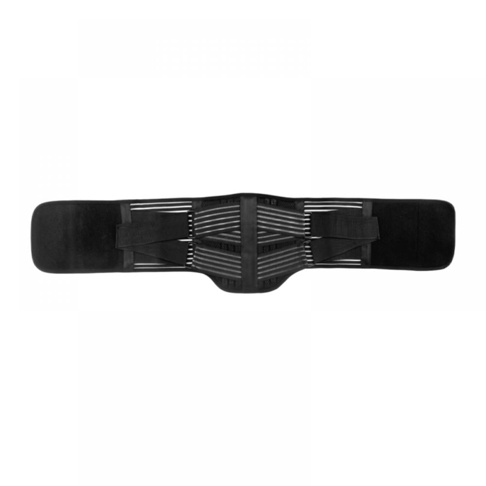 Waist Support Belt Care Neoprene Back Brace, Double Compression, Sports Pain Relief Black