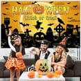 thumbnail image 3 of Guardoinrt Halloween Banner Durable And Exquisite Craft Spooky Door Decorations Tear-resistant Polyester Door Banner Background 1Set, 3 of 6