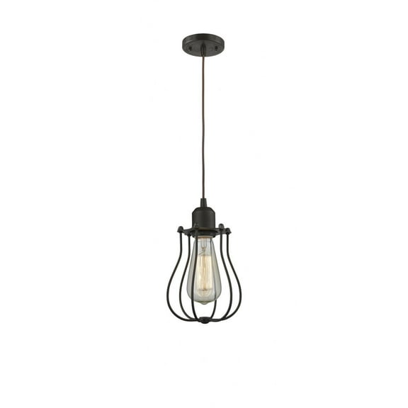 Innovations Lighting - Muselet - 1 Light Cord Hung Mini Pendant In Industrial