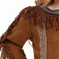 thumbnail image 5 of FYEGRE Elegant Primitive Themed Dress For Girls Stage Performance Halloween Outfit Kids Adventure Wear Brown 7-8 Years, 5 of 9