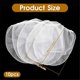 thumbnail image 2 of 10 Pcs Paint Strainer Bag, 1 Gallon Paint Filter with Elastic Drawstring White Fine Mesh Top Opening, 2 of 5
