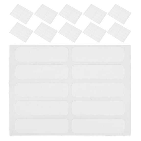 Raindrops 200pcs No-Iron Washable Name Labels for Clothes, Self-Adhesive Fabric Tags for Daycare, Nursing Homes, T-Shirts, Backpacks, Shoes