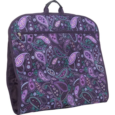 UPC 018982001458 product image for Ricardo Beverly Hills Essentials Deluxe Garment Carrier (Purple Paisley) | upcitemdb.com