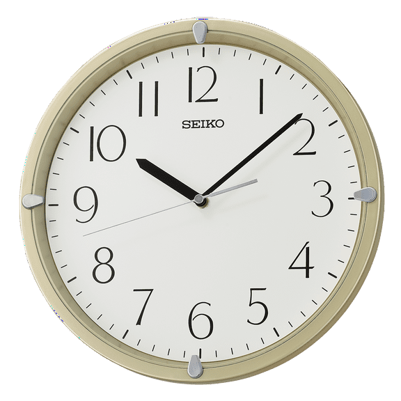 Seiko QHA007GLH Wall Clock, Golden