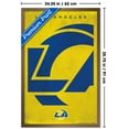 thumbnail image 3 of NFL Los Angeles Rams - Logo 25 Wall Poster, 22.375" x 34" Framed, 3 of 5