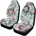 thumbnail image 1 of ABPHQTO Juego de 2 fundas para asientos de coche, rosas de acuarela, flores, protector universal para asientos delanteros de coche, apto para coche, SUV, sedán, camión, 1 of 3