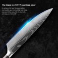 thumbnail image 4 of XITUO Kitchen chef Knife Set,8 Piece High Carbon Stainless Steel Knives Pakkawood Handle, Ultra Sharp Cooking Knife with Knife Sheath & Gift Box (8PCS Chef Knife Set), 4 of 8