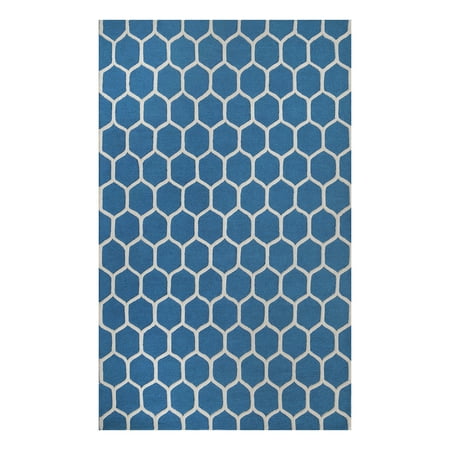 UPC 190052000094 product image for Superior Modern Honeycomb Hand Tufted Area Rug  5’ x 8’ | upcitemdb.com
