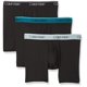 thumbnail image 1 of Calzoncillos tipo bóxer Calvin Klein microelásticos para hombre, paquete de 3, 1 of 5