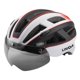 thumbnail image 5 of Casco de seguridad Casco de bicicleta de montaña, cascos de ciclismo con gafas magnéticas desmontables y luz trasera, 5 of 8