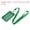 Green, variant on Uxcell 4.3"x2.7" ABS Vertical Slide Cover ID Badge Holders with Lanyard White 2Pack