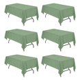 thumbnail image 1 of Mantel BRILLMAX verde salvia para mesa rectangular de 6 pies, 60 x 102 pulgadas, 1 of 7