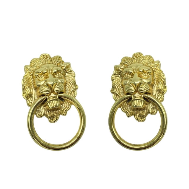 2 piezas de perilla de muebles antigua para armario 90x50mm Gloria Anillo de extracción de gabinete vintage