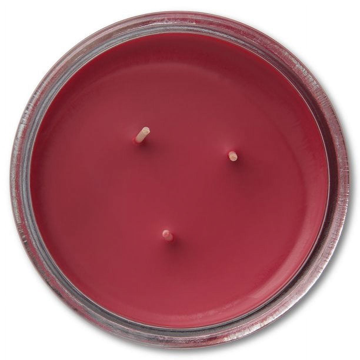Mainstays Warm Apple Pie Scented 3-Wick Glass Jar Candle, 11.5 oz, 4-Pack