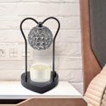 thumbnail image 3 of Lámpara calentadora de , difusor eléctrico térmico regulable, decoración de lámpara para dormitorio, Yoga, SPA, oficina, salón Negro BLESIY Lámpara calentadora de velas, 3 of 8
