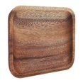 thumbnail image 3 of Elegant Sushi Tray Snacks Salad Desserts Wooden Serving Dish for Home Restaurant 16.5*12.5*2cm 26s, 3 of 5