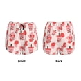 thumbnail image 5 of Lsque Milk Tea Printed Women's Running Shorts with Liner Pockets,Elastic Quick Dry Workout Athletic Gym Yoga Shorts,Womens High Waist Shorts-Small, 5 of 9