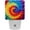 Multi-colored, variant on PhooArto Tie Dye Swirl Pattern Plug in LED Night Light Auto Sensor Dusk to Dawn Decorative Night for Bedroom, Bathroom, Kitchen, Hallway, Stairs, Baby's Room, Energy Saving