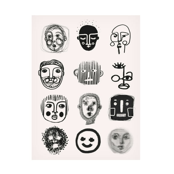 Canvas Wall Art - Treechild 'Twelve' Wall Art for Living Room, Bedroom, or Office D?cor by Trademark Fine Art - 14 x 19 Inches