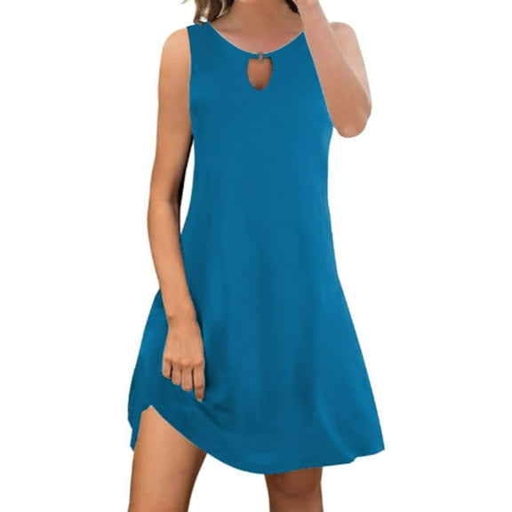 Sngxgn Women's Ruched Bodycon Dress Long Sleeve Front Drape Crew Neck Midi Dress(Blue,XL)