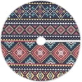 thumbnail image 1 of FMSHPON Aztec Xmas Christmas Tree Skirt Stand Mat for Holiday Party Decoration Indoor Outdoor 36 inches, 1 of 6